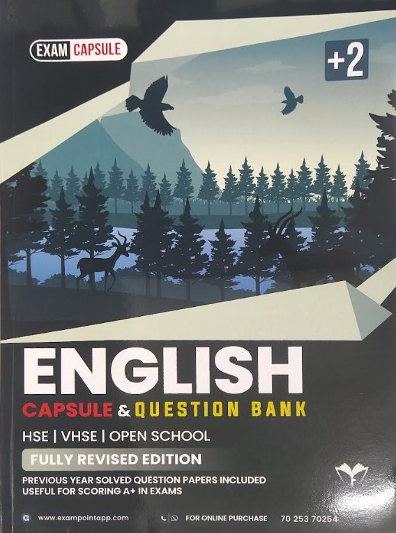 Plus Two English | Exam Capsule & Question Bank | HSE| VHSE | OPEN SCHOOL | Fully Revised Edition